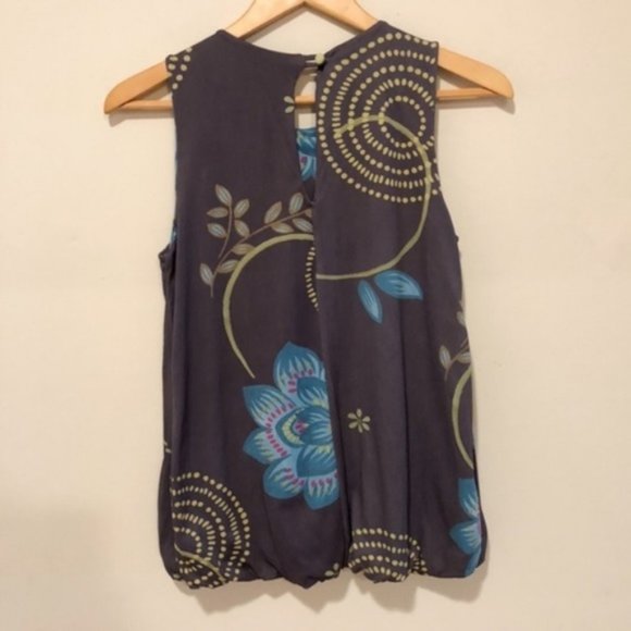 La Befana (Nordstrom) Printed Bubble Hem Top - Picture 4 of 4